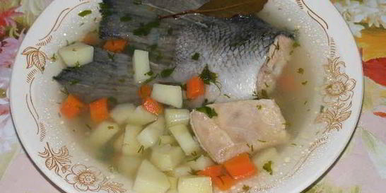 Уха из семги по-русски