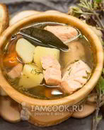 Уха из семги