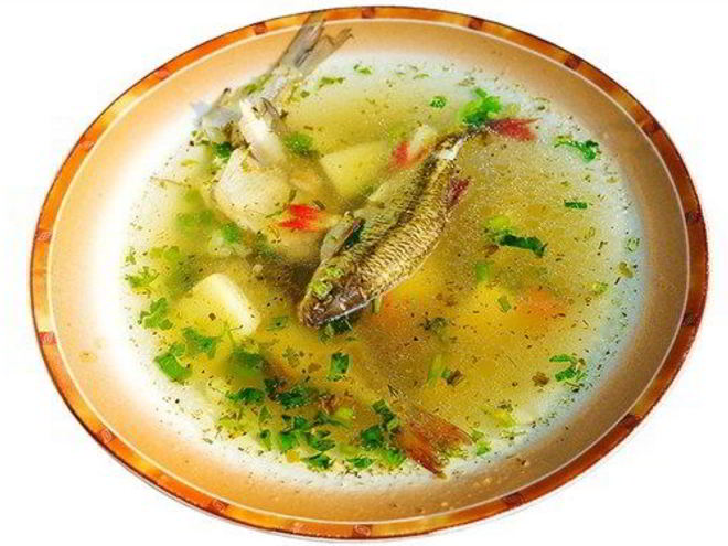 Рецепт ухи из свежей речной рыбы