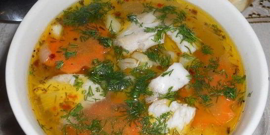 Уха из толстолобика