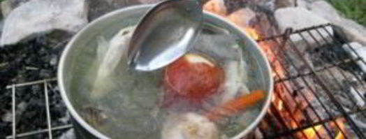 уха на природе. Шаг 6