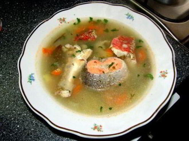 Рецепт ухи на тройном бульоне
