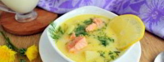 уха по-фински со сливками с лососем. Шаг 7