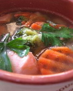 Уха с брокколи