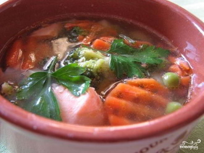 Рецепт ухи с брокколи