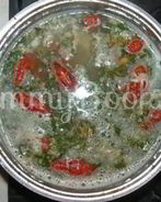 Уха с раками и икрой