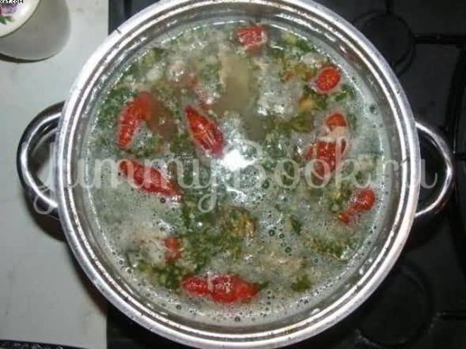 Рецепт ухи с раками и икрой