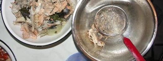 уха с раками и икрой. Шаг 20