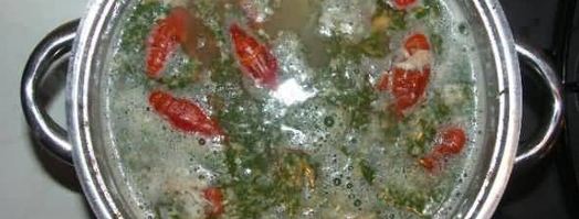 уха с раками и икрой. Шаг 24