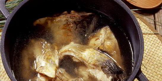 Волжская уха из сазана