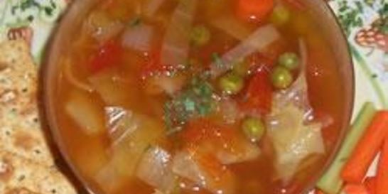 Вкусный диетический суп