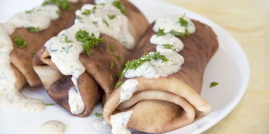 Блинчики из грибов