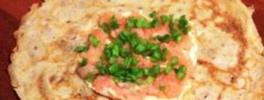 блинчики с семгой и сыром. Шаг 9