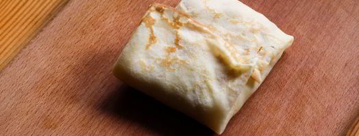 блинчики с ветчиной и яйцом. Шаг 12