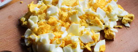 блинчики с ветчиной и яйцом. Шаг 7