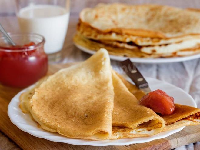 Рецепт блинов на кулеше