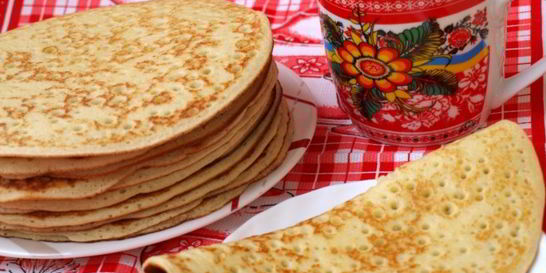 Блины на манке с дрожжами