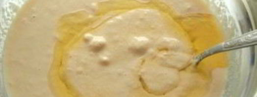 блины на манке с дрожжами. Шаг 3