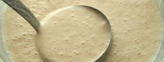 блины на манке с дрожжами. Шаг 4