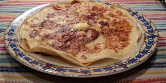 Блины на творожном тесте