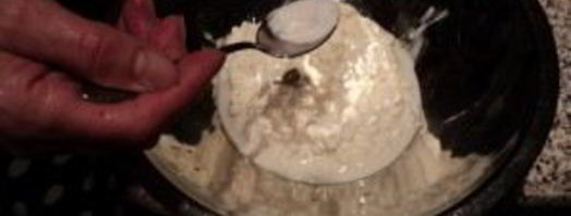 блины на творожном тесте. Шаг 3