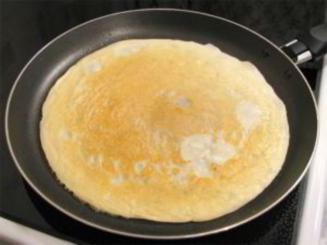 Рецепт блинов с бананом и шоколадом