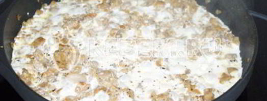 блины с грибами. Шаг 3