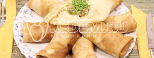 блины с грибами. Шаг 7