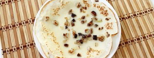 блины с грибным припеком. Шаг 12