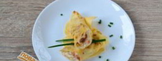 блины с помидорами. Шаг 7