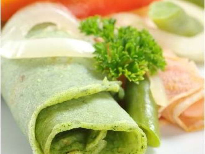 Рецепт блинов зеленых с петрушкой