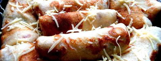 дрожжевые блины с луково-сырной начинкой. Шаг 28