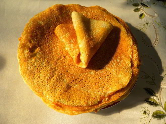 Рецепт легких блинов без соды и дрожжей