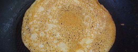 легкие блины без соды и дрожжей. Шаг 12