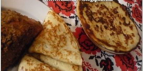 Овсяные блины с беконом