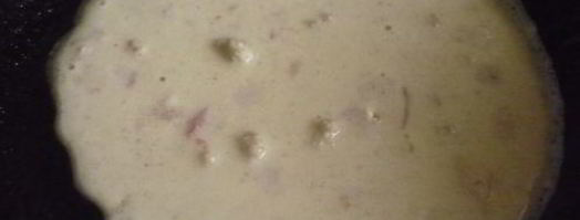 овсяные блины с беконом. Шаг 7