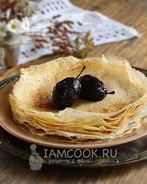 Постные блины на минералке