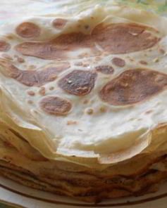 Простые блины на воде