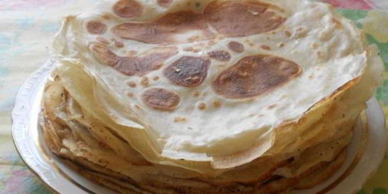 Простые блины на воде