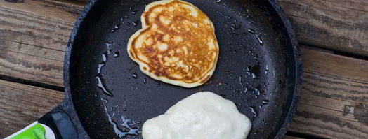 пышные толстые блины. Шаг 7