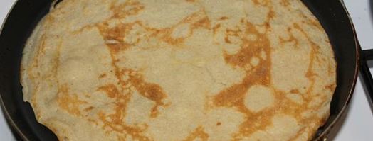 ржаные блины с ореховой пастой. Шаг 7