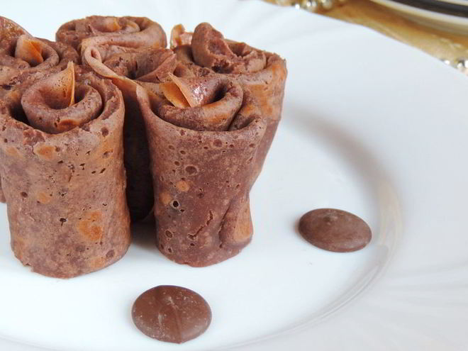 Рецепт шоколадных блинчиков