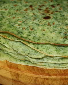 Шпинатные блинчики