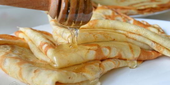 Тонкие блины на молоке