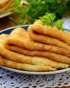 Тонкие картофельные блины