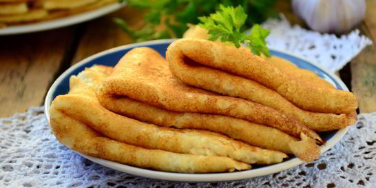 Тонкие картофельные блины