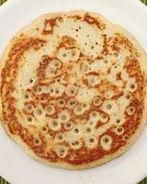 Заварные блины на молоке