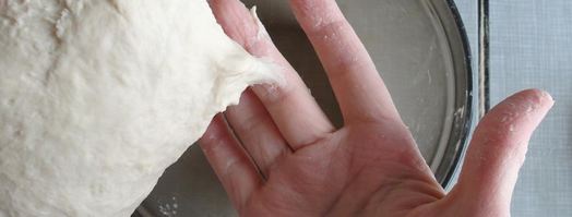 булочки — башенки из дрожжевого теста на воде без яиц. Шаг 8