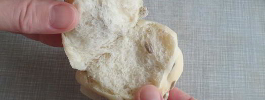 булочки — башенки из дрожжевого теста на воде без яиц. Шаг 14