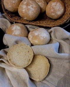 Булочки на солевом дрожжевом растворе